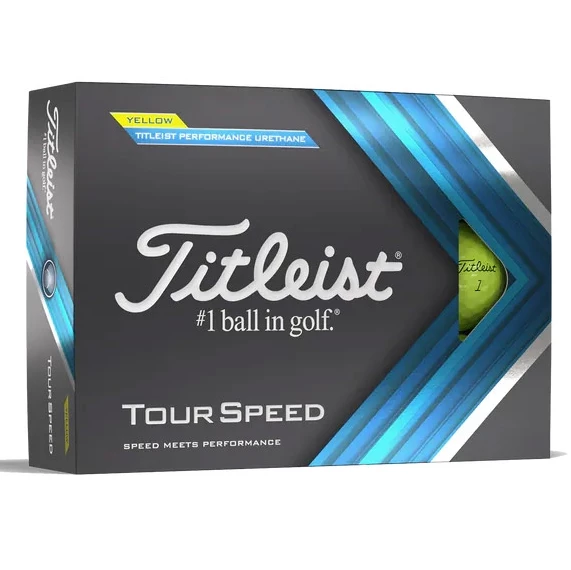 Titleist Tour Speed Golf Balls (Yellow) 1 Titleist Tour Speed Golf Balls (Yellow)