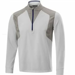 Mizuno Windproof 1/4 Zip Jacket (Stone)