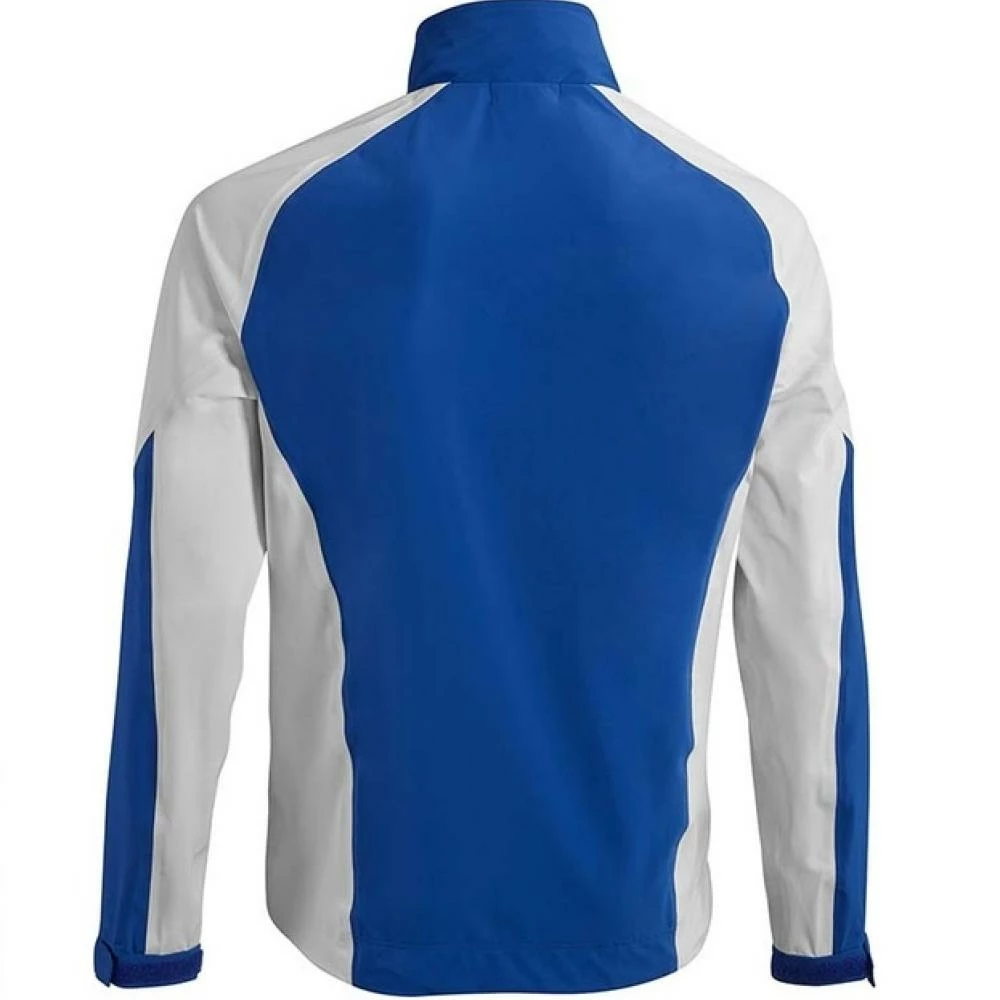 Mizuno Pro 1/4 Zip Waterproof Rain Jacket Staff/White 2 Mizuno Pro 1/4 Zip Waterproof Rain Jacket Staff/White - Image 2