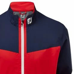 Footjoy Hydrolite Waterproof Golf Jacket Black/Red 87978 -Golf Clubs Shop 950242