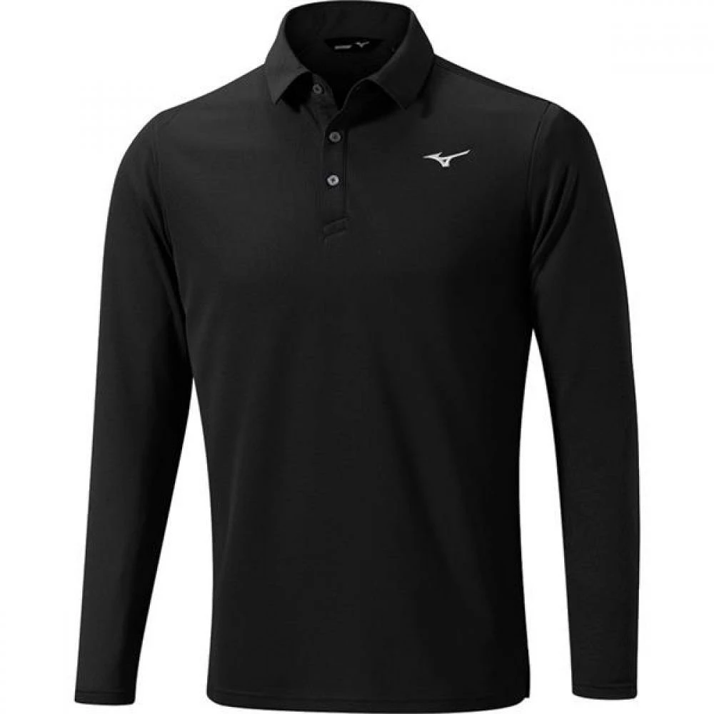 Mizuno Breath Thermo Long Sleeve Shirt (Black) 1 Mizuno Breath Thermo Long Sleeve Shirt (Black)