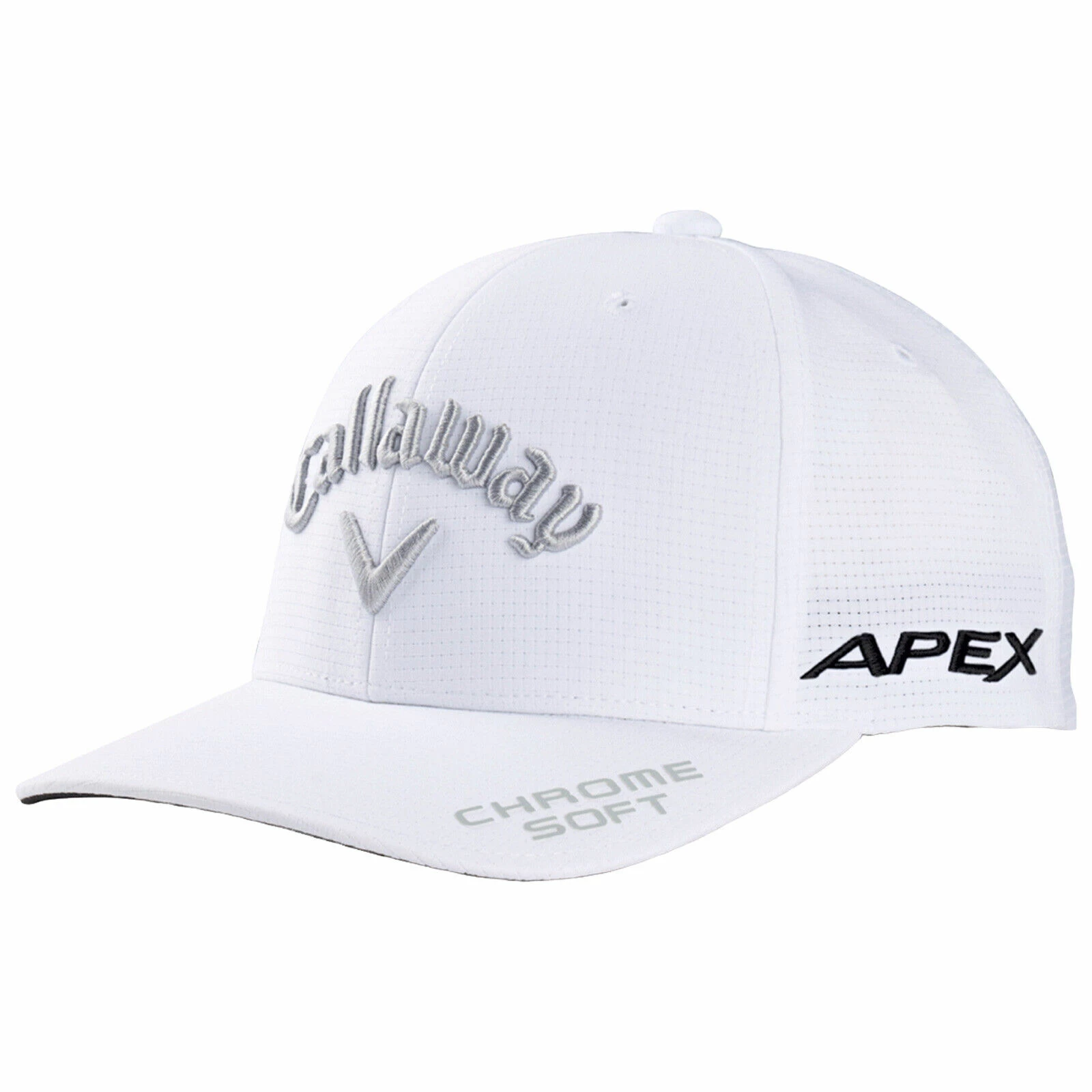 Callaway Paradym Tour Authentic Pro Cap White Silver 1 Callaway Paradym Tour Authentic Pro Cap White Silver