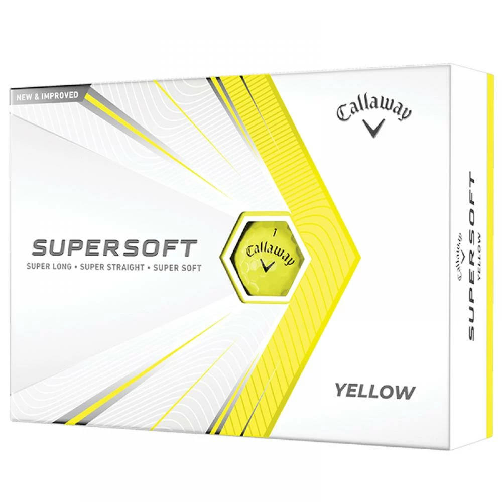 Callaway Supersoft 2022 Golf Balls (Yellow) 1 Callaway Supersoft 2022 Golf Balls (Yellow)