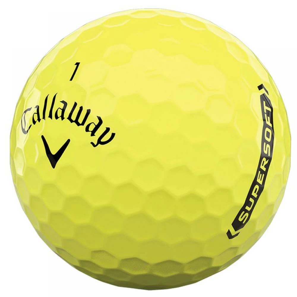 Callaway Supersoft 2022 Golf Balls (Yellow) 2 Callaway Supersoft 2022 Golf Balls (Yellow) - Image 2