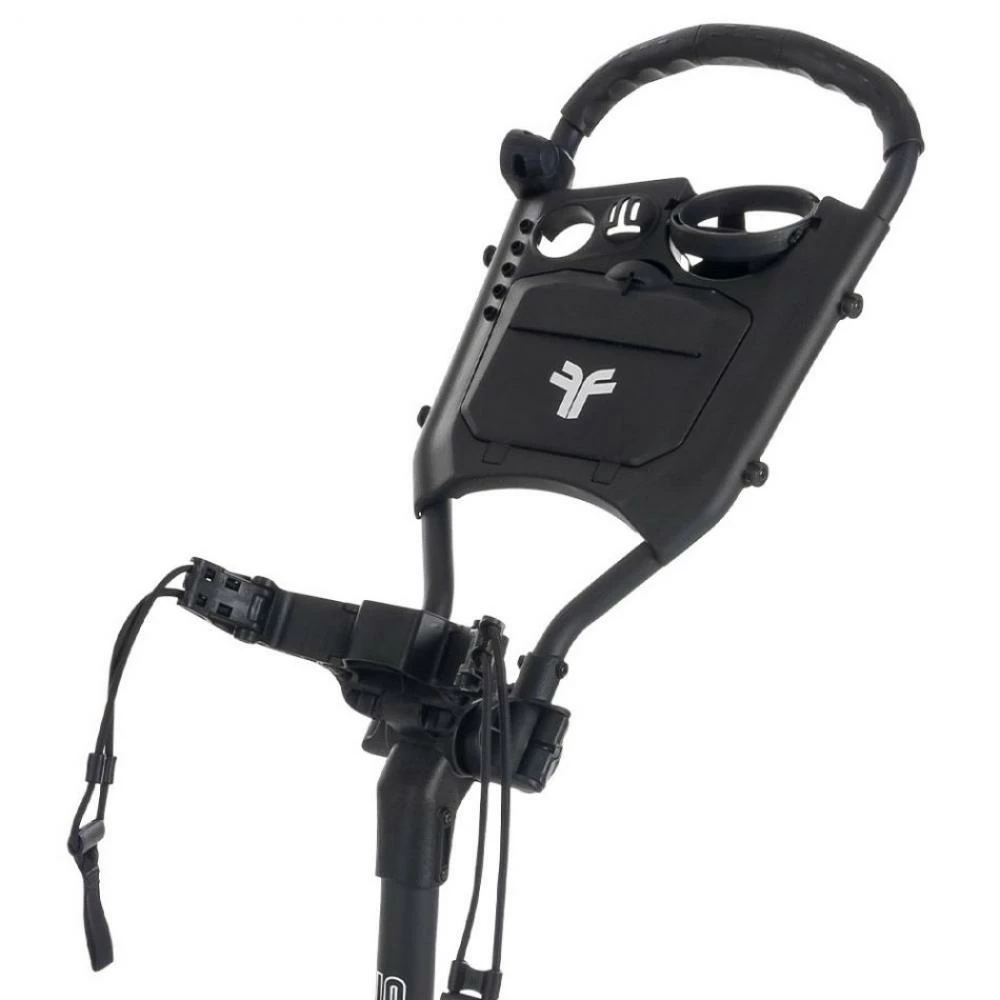 Fastfold Slim Golf Cart Trolley Silver/Black 2 Fastfold Slim Golf Cart Trolley Silver/Black - Image 2