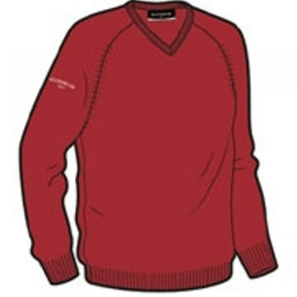 Glenmuir Leven Lambswool Plus V Neck Knitwear 2 Glenmuir Leven Lambswool Plus V Neck Knitwear - Image 2