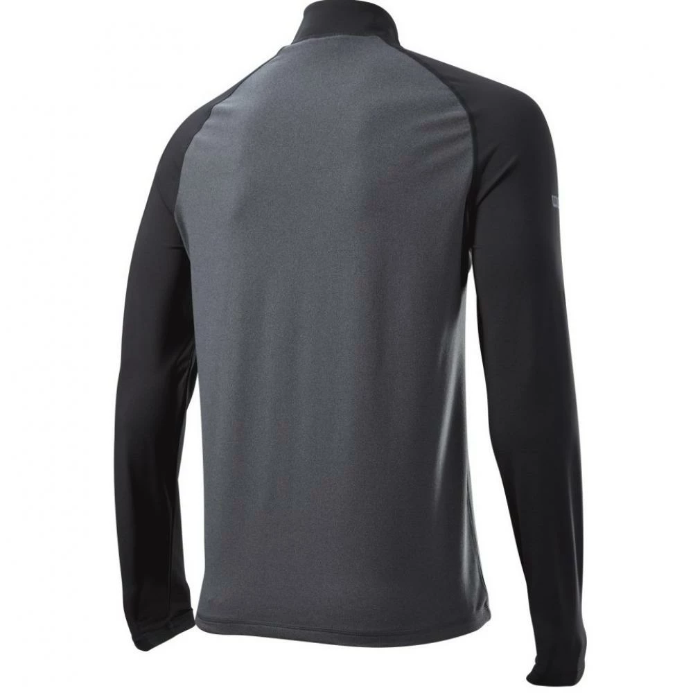 Wilson Golf Wilson Staff Thermal Tech Cover Up Pullover (Black Charcoal) 2 Wilson Golf Wilson Staff Thermal Tech Cover Up Pullover (Black Charcoal) - Image 2