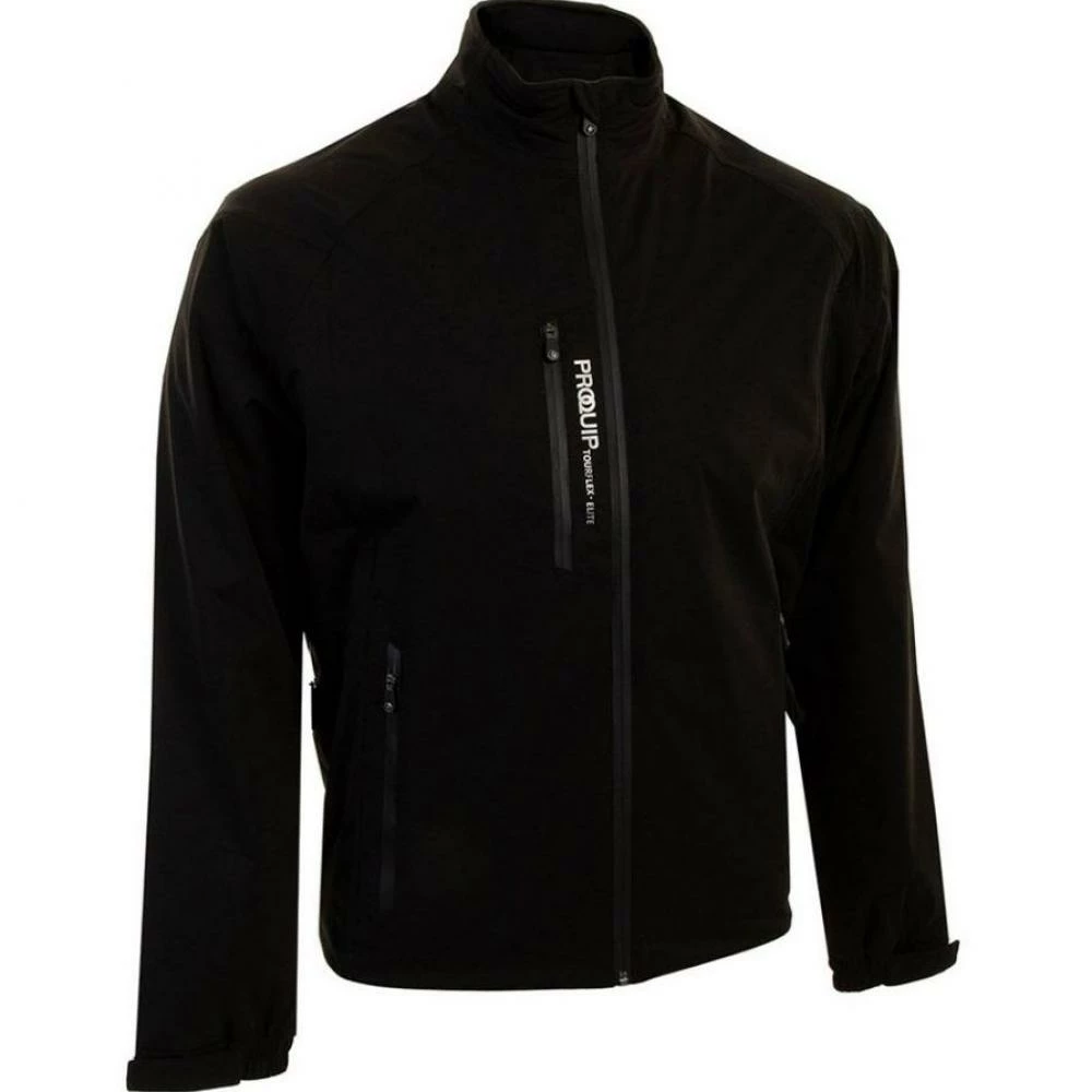 ProQuip Tourflex Elite Black Waterproof Golf Jacket 1 ProQuip Tourflex Elite Black Waterproof Golf Jacket