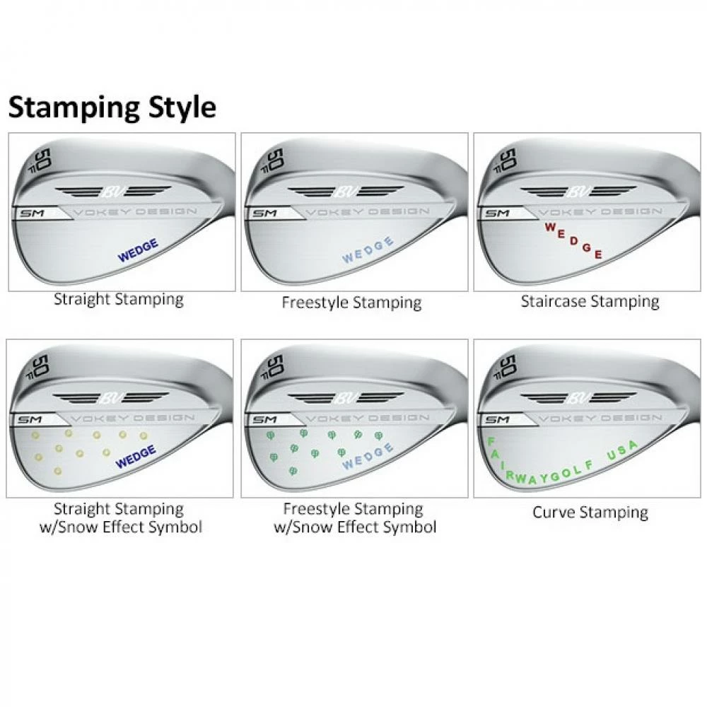 Titleist (Personalised) Wedgeworks Vokey SM9 Brushed Steel Wedge 3 Titleist (Personalised) Wedgeworks Vokey SM9 Brushed Steel Wedge - Image 3