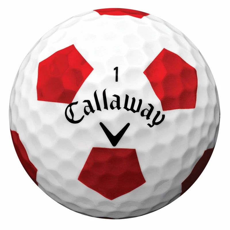 Callaway Chrome Soft Truvis Golf Balls White Red 2 Callaway Chrome Soft Truvis Golf Balls White Red - Image 2
