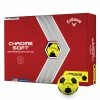 Callaway Chrome Soft Truvis Golf Balls Yellow Black