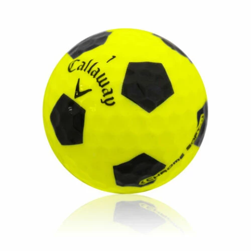 Callaway Chrome Soft Truvis Golf Balls Yellow Black 2 Callaway Chrome Soft Truvis Golf Balls Yellow Black - Image 2