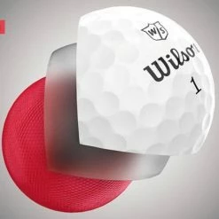 Wilson Golf Wilson Staff Triad Golf Balls (White) 5 Wilson Golf Wilson Staff Triad Golf Balls (White) -Golf Clubs Shop wiltriadw2