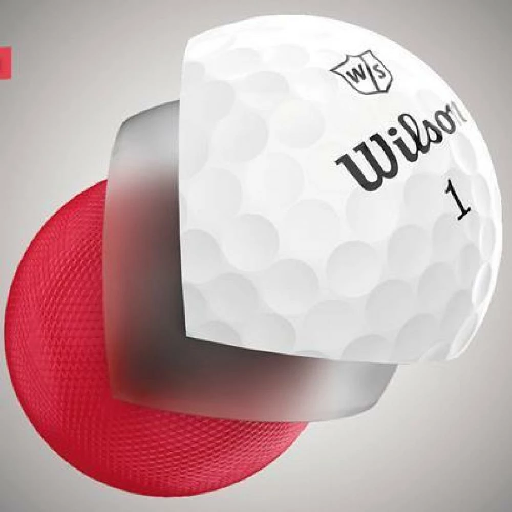 Wilson Golf Wilson Staff Triad Golf Balls (White) 3 Wilson Golf Wilson Staff Triad Golf Balls (White) - Image 3
